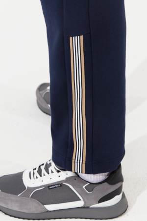 M04330G-SN251 Костюм тренировочный мужской (бежевый/синий)