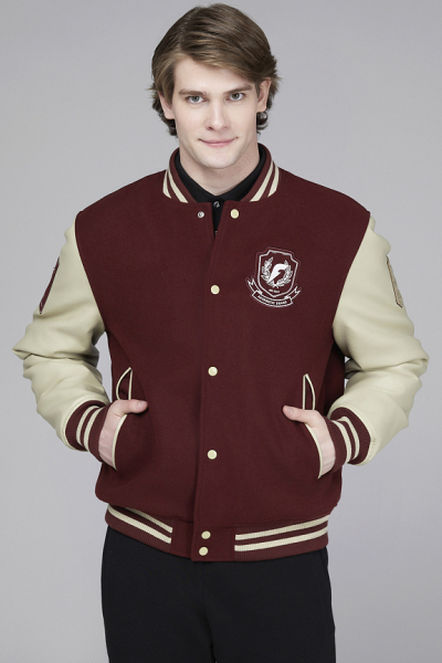 M08231SF-CC242 Бомбер (бордовый/бордовый)