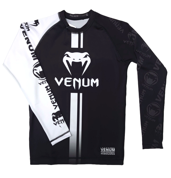 Рашгард Venum VBW-005 (чёрный/белый)