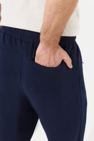 M04330G-SN251 Костюм тренировочный мужской (бежевый/синий)