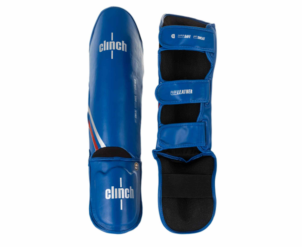 Защита голени и стопы Clinch Shin Instep Guard Kick синяя C521N