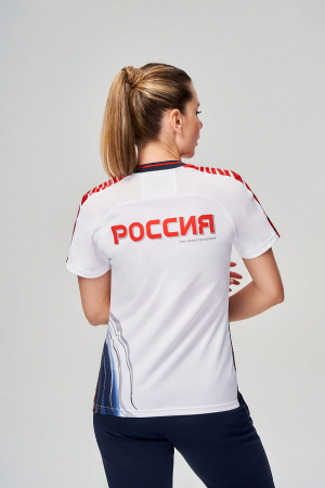 W14270G-FF232R Футболка трикотажная (игровая женская) (белый/белый)