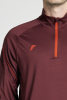 M14220T-VV241 Футболка тренировочная с длинным рукавом мужская (бордовый/бордовый)