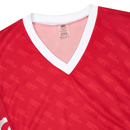 Футболка для кикбоксинга Green Hill Mesh Camo взрослая красная