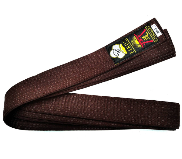 Пояс для кимоно коричневый