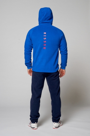 Костюм флисовый мужской (голубой/синий) M06331G-FF202