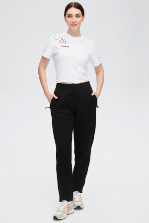 W04310G-SB242 Костюм тренировочный женский (бежевый/черный)