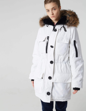 Куртка утепленная женская (белый) /W08209FS-WW182