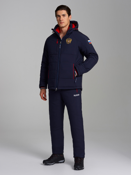 Костюм спортивный мужской RED N ROCKS 18M-RT-1546  (темно-синий)