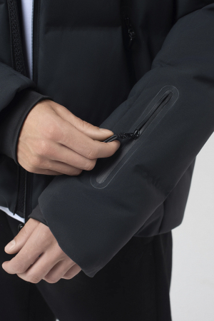 M08515SF-BB242 Куртка пуховая мужская (черный/черный)