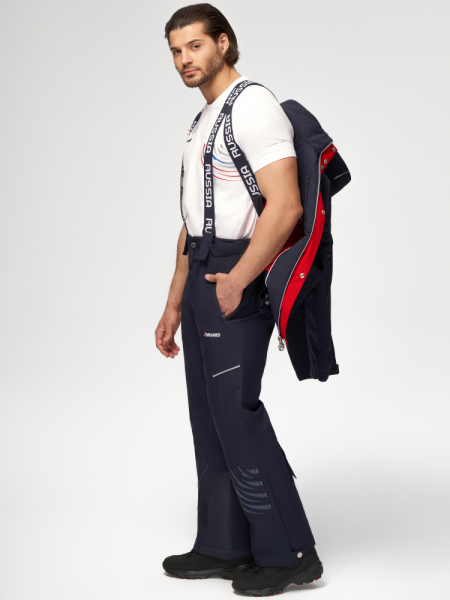 EQ2025F-NN3 Костюм спортивный (утепленный мужской) (синий/синий)