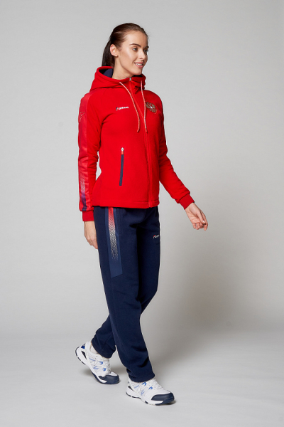 Костюм флисовый женский (красный/синий) W06331G-FF202 