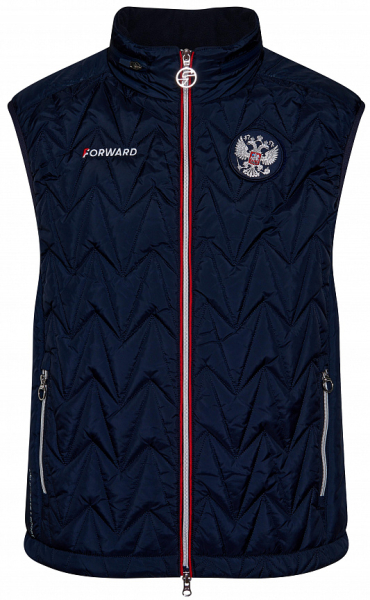 M11320G-FF232 Жилет утепленный мужской (синий/синий)