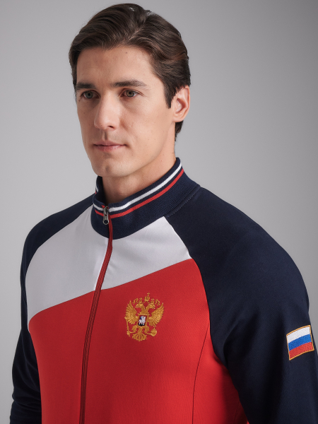 Костюм спортивный мужской 11М-RR-1309А (красно-синий) /RUSTEAM