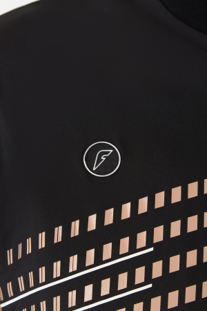 M04350G-DB251 Костюм тренировочный мужской (бежевый/черный)