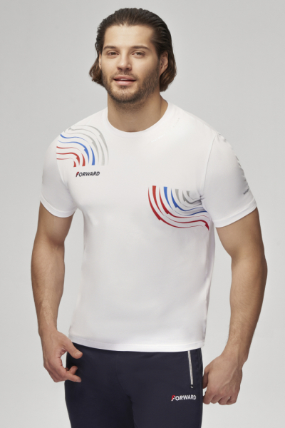 M14253G-FF242R Футболка короткий рукав мужская (белый/белый)