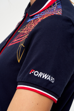 W13210G-NN231 Рубашка поло женская (синий/синий)