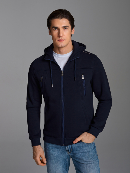 Толстовка мужская 52M-RR-1111 (тёмно-синий) /RED-N-ROCK'S