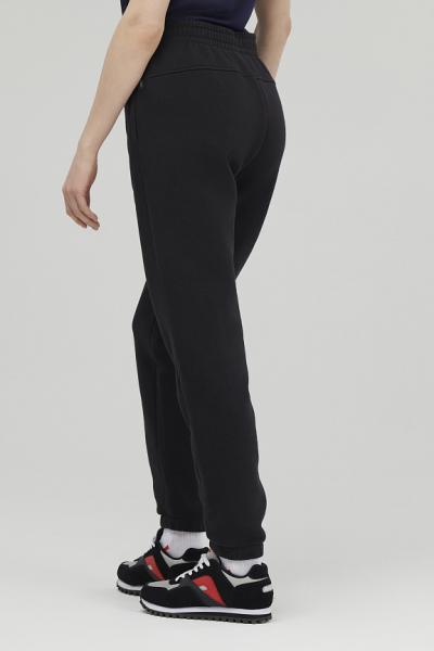 W04210G-BB242 Брюки тренировочные женские (черный/черный)