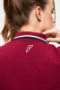 W13210G-СС231 Рубашка поло женская (бордовый/бордовый)