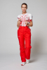 Костюм утепленный женский (белый/красный) W03331G-FF202 