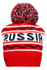 U20430G-RW212 Шапка трикотажная (красный/белый)