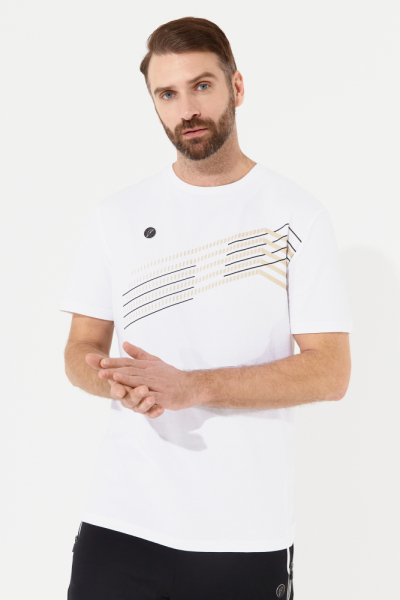 M14260G-WW251 Футболка короткий рукав мужская (белый)