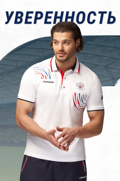 EQ2025F-WW15 Футболка трикотажная (рубашка поло мужская) (белый/белый)