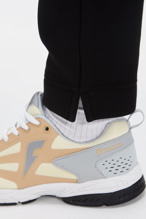 W04310G-SB242 Костюм тренировочный женский (бежевый/черный)