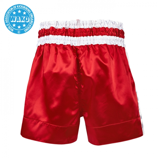 Шорты кикбокс Fighter WAKOApproved крас/3746w крас/Green Hill