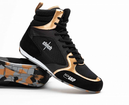 Боксерки Clinch Punch 3.0 чёрно-бронзовые C418