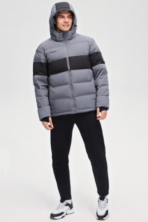 M08170SF-UB242 Куртка пуховая мужская (антрацит/черный)