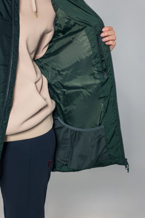 U11210P-HH232 Жилет утепленный унисекс (хаки/хаки)