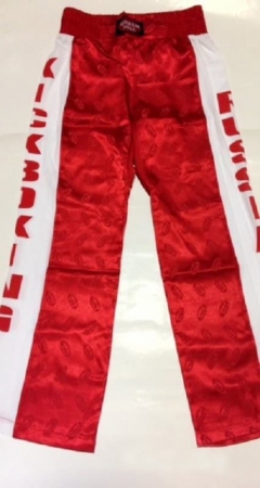 Брюки кикбоксинг красные/Green Hill KBT-6344