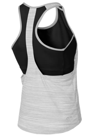 Майка женская с внутренним бра (серый/черный) W14320F-GB182