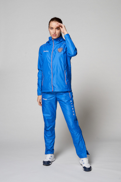W02321G-FF202 Костюм ветрозащитный женский (голубой)