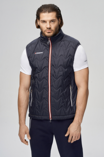 M11320P-FF242 Жилет утепленный мужской (синий/синий)