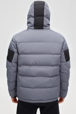 M08170SF-UB242 Куртка пуховая мужская (антрацит/черный)