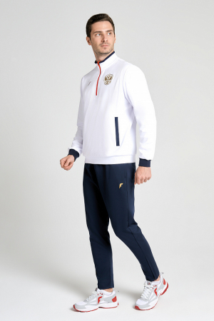 M05173FT-WW241 Куртка тренировочная мужская (белый/белый)