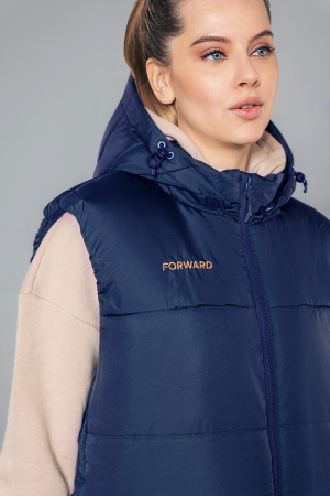 U11210P-NN232 Жилет утепленный унисекс (синий/синий)