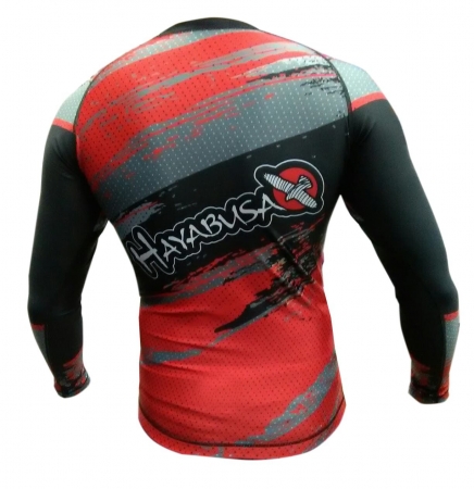 Рашгард черно-красный HBR-007/Hayabusa 