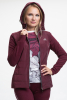 Костюм-тройка спортивный женский (бордо). Модель - 11242