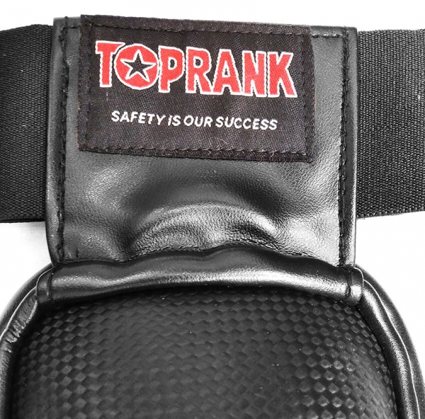 Защита паха металлич. (иск.кожа,черный) Top Rank