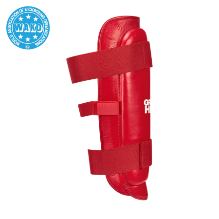 Защита голени PANTHER WACO Approved (красный) /Green Hill 