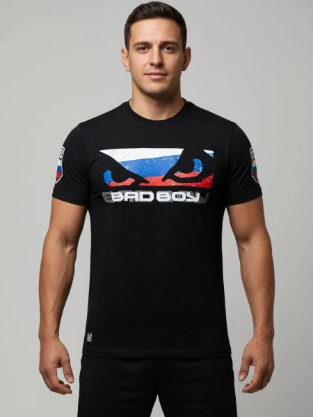 Футболка World RUSSIA черная 2478_bk Bad Boy