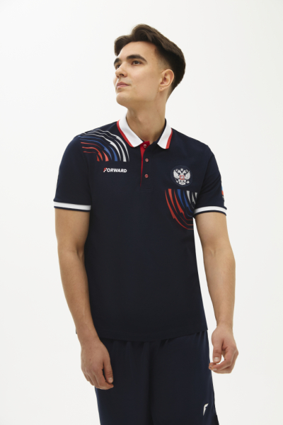 M13221G-FF242R Рубашка поло (мужская) (синий/синий)