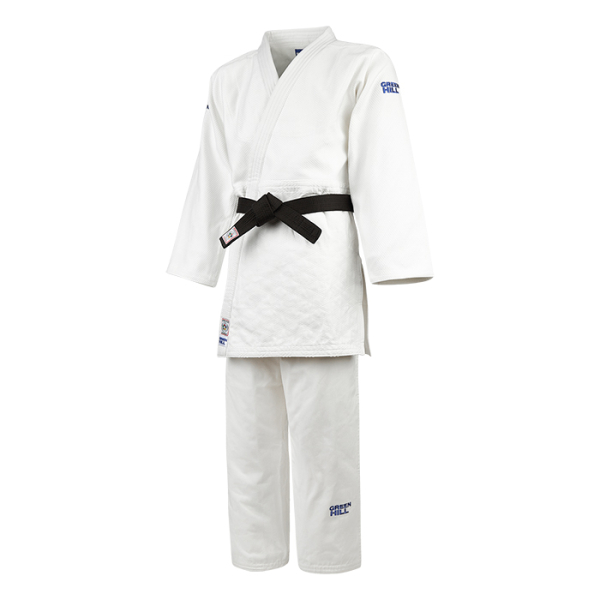 Кимоно дзюдо SUPER IJF JSS-10211EU7 белое /Green Hill