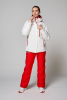 Костюм утепленный женский (белый/красный) W03331G-FF202 