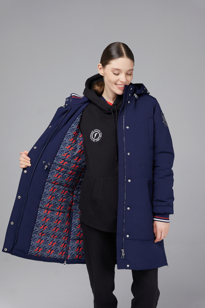 W08260SF-NN242 Куртка утепленная женская (синий/синий)