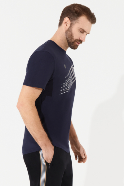 M14260G-NN251 Футболка короткий рукав мужская (синий)